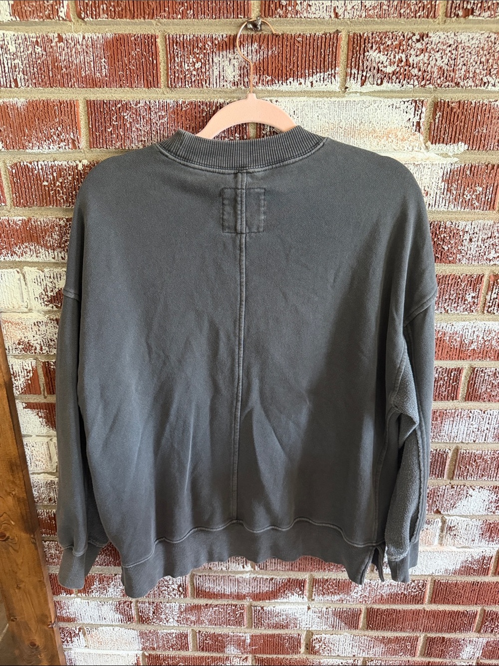 Aerie Feelin’ Witchy Ghost Halloween Sweatshirt Charcoal XXS - Picture 5 of 6